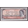 1954 Canada $2 Two Dollar Devils Face banknote CH UNC63+