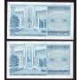 2x 1983 Hong Kong HSBC $50 consecutive banknotes 