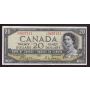 1954 Canada $20 devils face banknote BC-33a  VF25