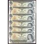 12x 1973 Canada $1 dollar replacement notes UNC63 EPQ