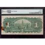 1897 Dominion of Canada $1 dollar banknote DC-12 PMG F15 net  rust damage