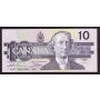 1989 Bank of Canada $10 banknote replacement AU55