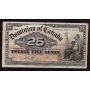 1900 Dominion of Canada 25 Cents Shinplaster 
