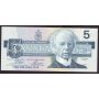 1986 Bank of Canada $5 Banknote Crow Bouey