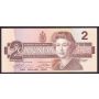 1986 Canada $2 replacement banknote  AU55