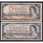 1954 Canada devils face $5 $10 $20 Beattie $50 $100 Coyne