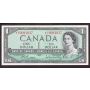 1954 Canada $1 replacement note BC37bA *O/Y 0081037 Choice AU/UNC