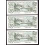 6X 1979 Canada $20 consecutive notes UNC63