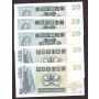 10x 1992-95 Hong Kong Standard Chartered Bank $20 notes 