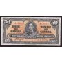 1937 Bank of Canada $50 banknote VF25+