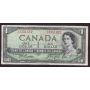 1954 Canada $1 Devils Face note BC29b Beattie Coyne S/A3351332 a/VF