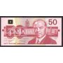 1988 Canada $50 banknote Knight Dodge FMB9796612 Snowy Owl Choice UNC
