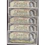 $150 face value Canada 1954 bank notes Fine to VF30+