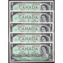 10x 1967 Canada $1 dollar bank notes  UNC60+