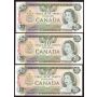 3x 1979 Canada $20 consecutive notes Theissen 