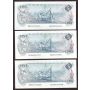 5x 1979 Canada $5 notes Lawson Bouey Prefix #s 300 301 302 303 304 CH UNC