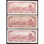 9x 1954 Canada $2 replacement banknotes *BB *AG *OG 9-notes F to EF+