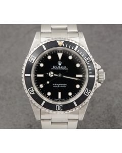 Rolex Submariner 14060 No Date 40mm Stainless Black Dial 1996 Mens Watch