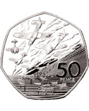 1994 Great Britain 50 Pence 50th Anniversary of the D-Day Landings