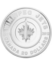2011 Canada $20 Winnipeg Jets Fine Silver Coin 99.99% Silver