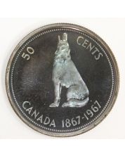 1967 Canada 50 cents SP67 or better 