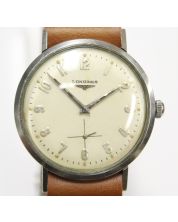 Longines 1200 Vintage Mens Stainless Steel Swiss Watch