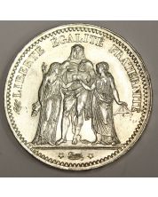 1873 K France 5 Francs silver coin MS63