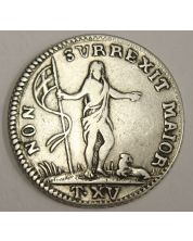 1756 Malta 15 Tari silver coin John the Baptist KM252 VF