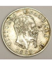 1863 TBN Italy 20 Centisimi KM13.2 nice EF