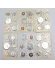 1962-1967 Canada Silver Prooflike Coin Sets 1962 63 64 65 66 & 1967  