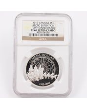 2013 Canada $1 Arctic Expedition 100th Anniv. NGC PF69 Ultra Cameo