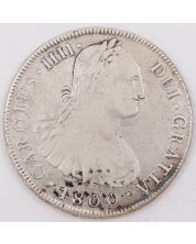 1800 Bolivia 8 Reales silver coin Potosi PR KM#64 a/VF