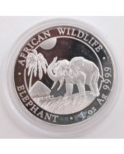 2017 African Elephant 1oz .999 Silver Somalia Coin