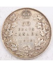 1919 Canada 50 cents a/EF