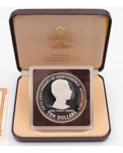 1978 Bahamas $10 silver coin Prince Charles Choice Proof with Box & COA