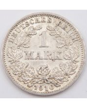 1910 J Germany 1 Mark silver coin Choice EF/AU