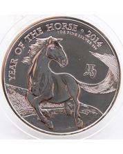 1 oz 2014 Lunar Year of The Horse Lunar Royal MINT £2 Pound 999 Silver