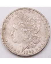 1885 O Morgan silver dollar nice AU