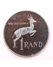 1987 South Africa 1 Rand silver coin Choice Proof