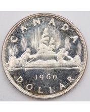 1960 Canada silver dollar Choice Prooflike