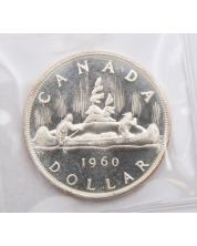 1960 Canada silver dollar Gem Prooflike
