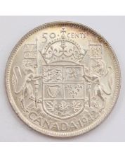 1942 Canada 50 cents AU
