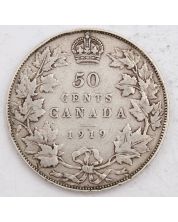 1919 Canada 50 cents a/F