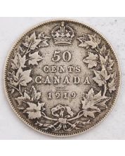 1919 Canada 50 cents VG/F