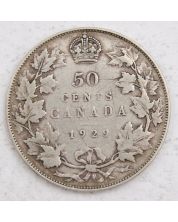 1929 Canada 50 cents VG+