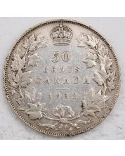 1932 Canada 50 cents a/VF rim nicks