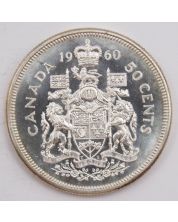 1960 Canada 50 cents  Choice Gem Prooflike