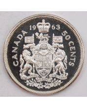 1963 Canada 50 cents  Choice Prooflike