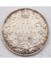 1912 Canada 25 cents VF
