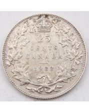 1933 Canada 25 cents EF